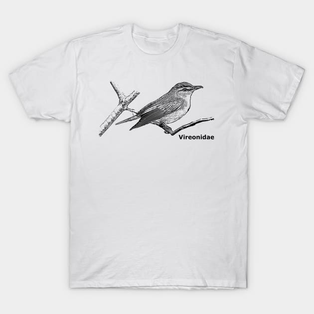 Bird Families - Vireonidae T-Shirt by Birding_by_Design